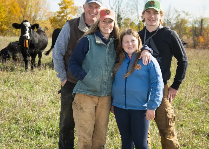 Enright Cattle Co family photo